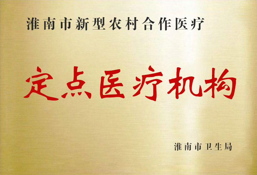 淮南市新型农村合作医疗